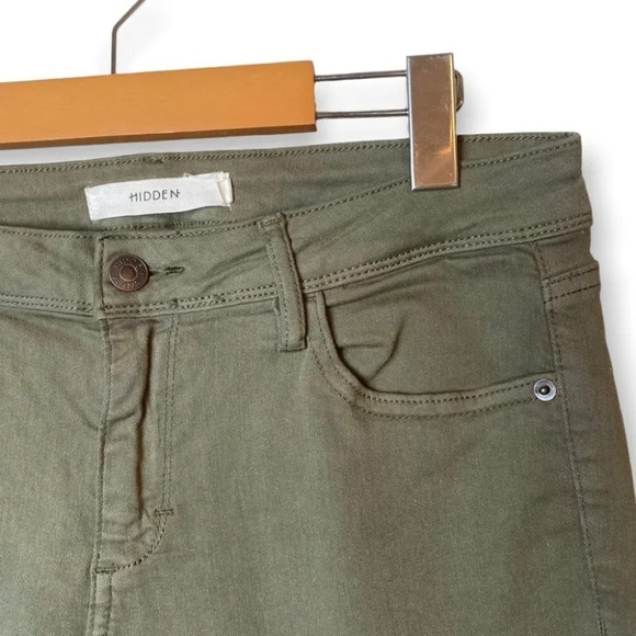 Hidden Jeans Olive Mid-Rise  Skinny Jeans Size 29 - Picture 7 of 13